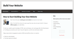 Desktop Screenshot of build-your-website.co.uk