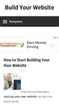 Mobile Screenshot of build-your-website.co.uk