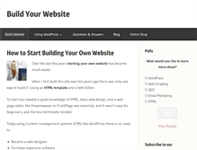 Tablet Screenshot of build-your-website.co.uk